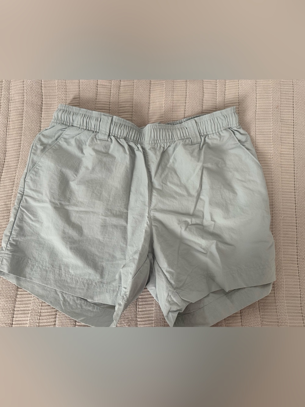 Columbia  Light Gray Elastic Waist Shorts